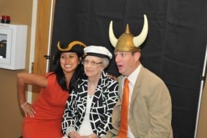 Grandma Norma in the Photo Booth at my wedding! She loved to have a good time! 
